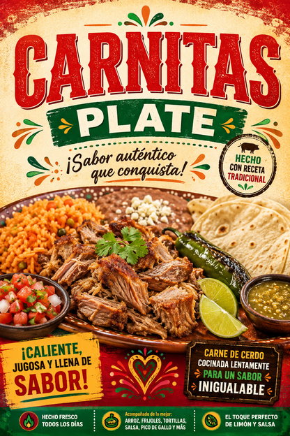 Carnitas Plate Poster